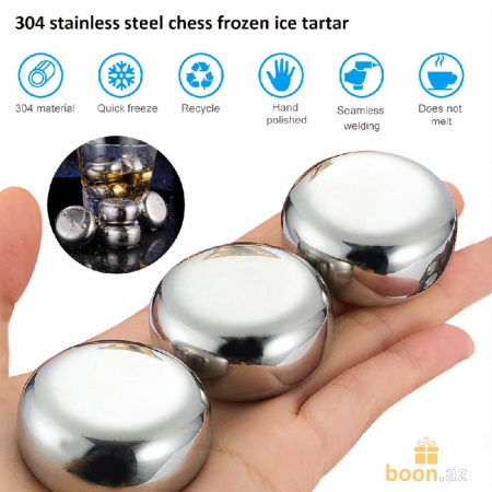 Металлический заменитель льда "Whiskey stones"